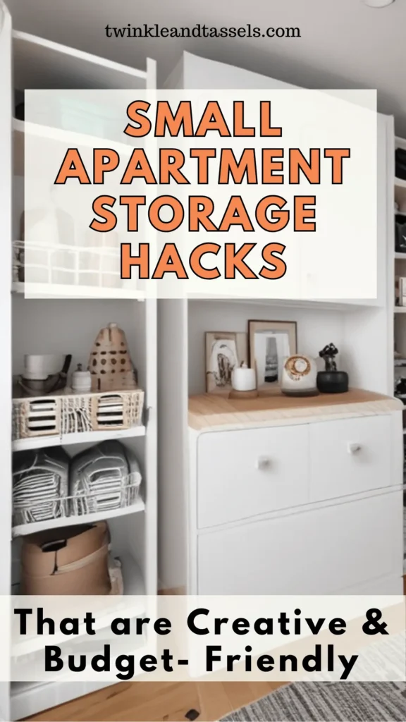 small apartments storage hacks and ideas