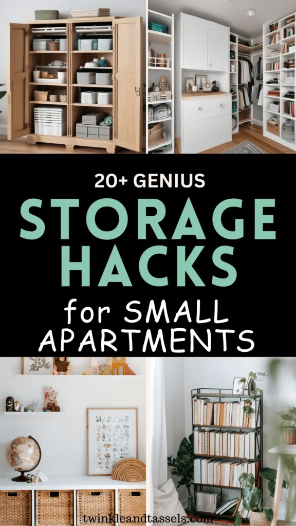 storage hacks for small apartments