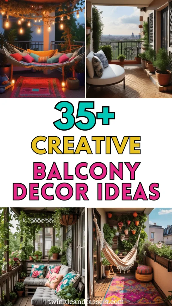 small cozy balcony decor ideas