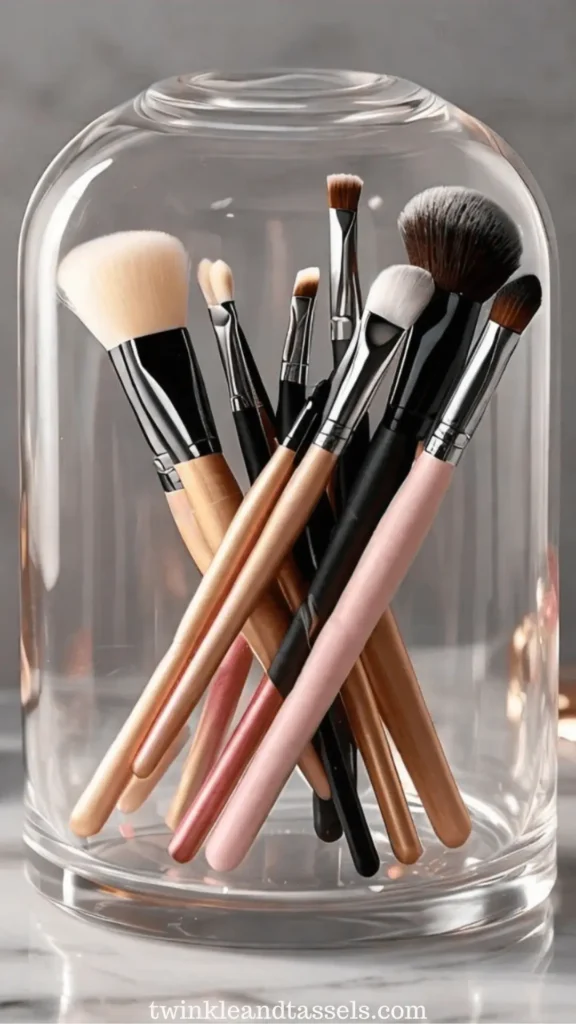 makeup brushes organizer