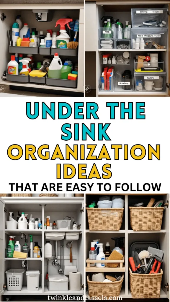under the sink organization tips