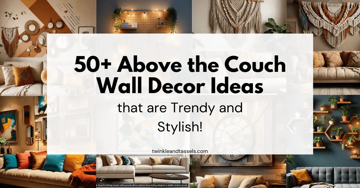 above the couch wall decor ideas