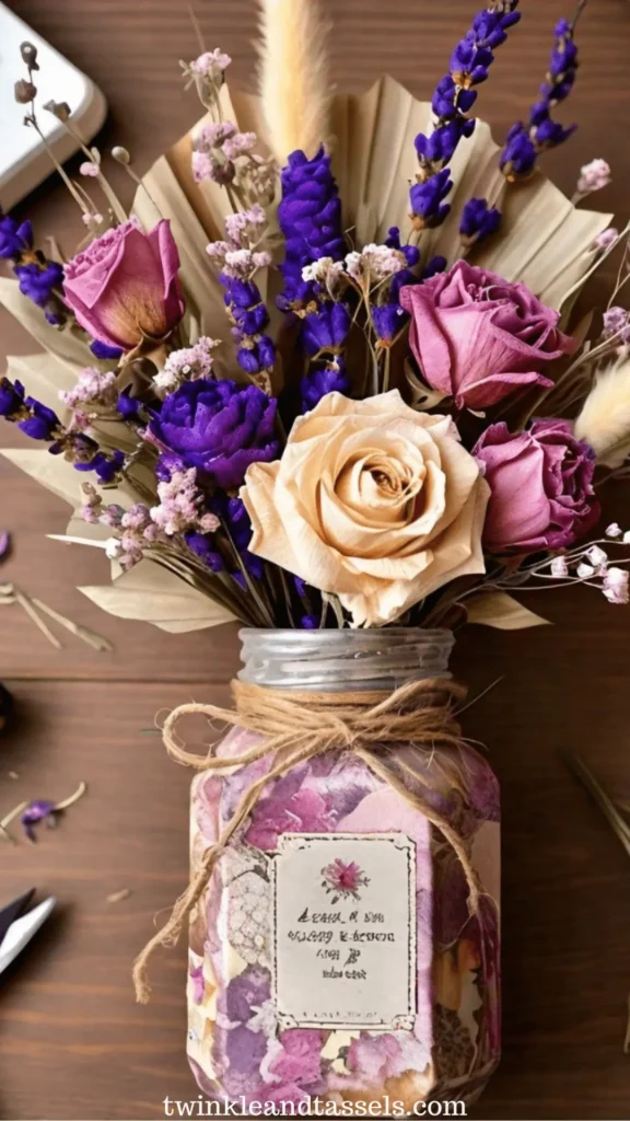 diy dried flower crafts