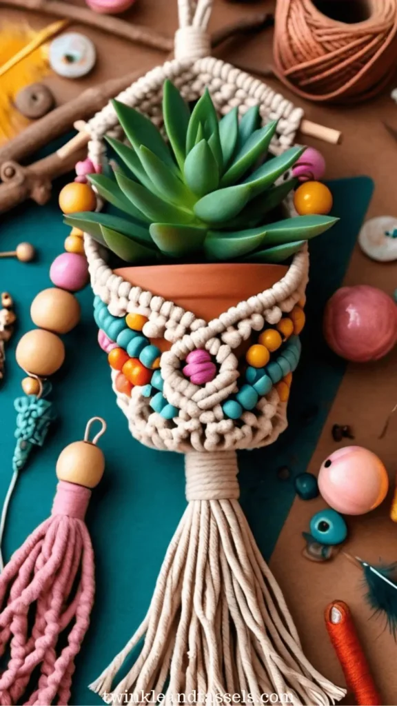 macrame plant hangers