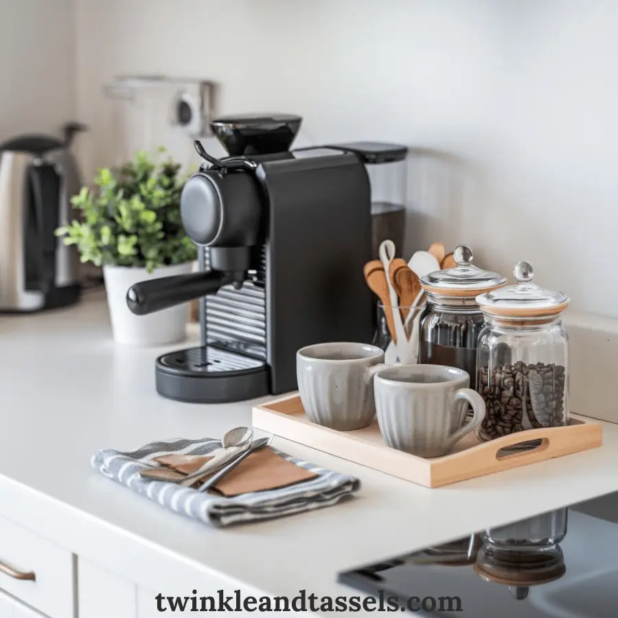 beautiful coffee station