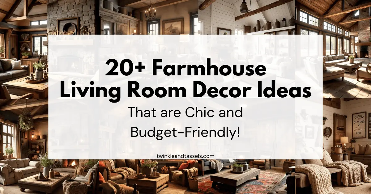 farmhouse living room decor ideas