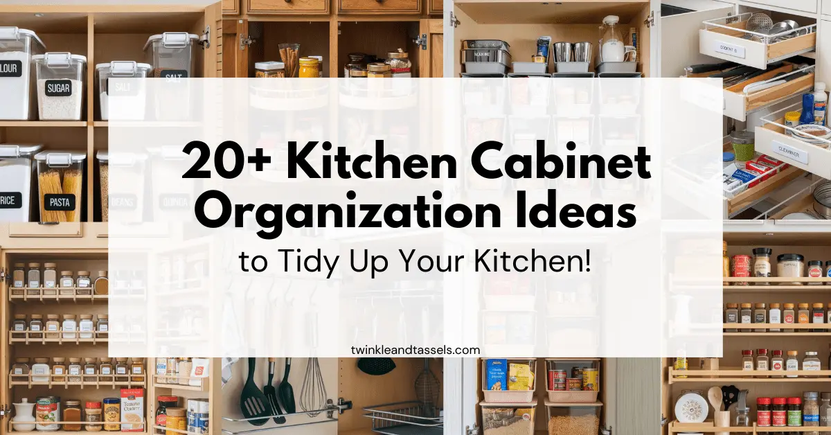 kitchen cabinet organization ideas