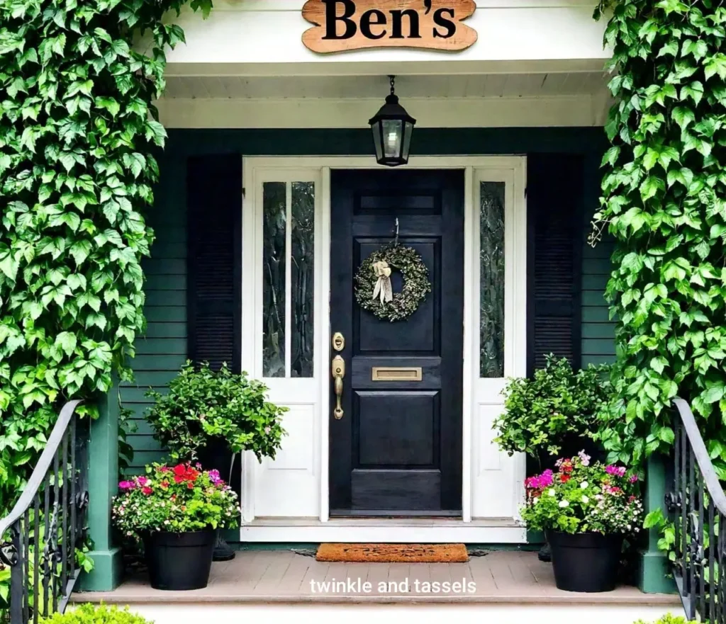 family name at front porch