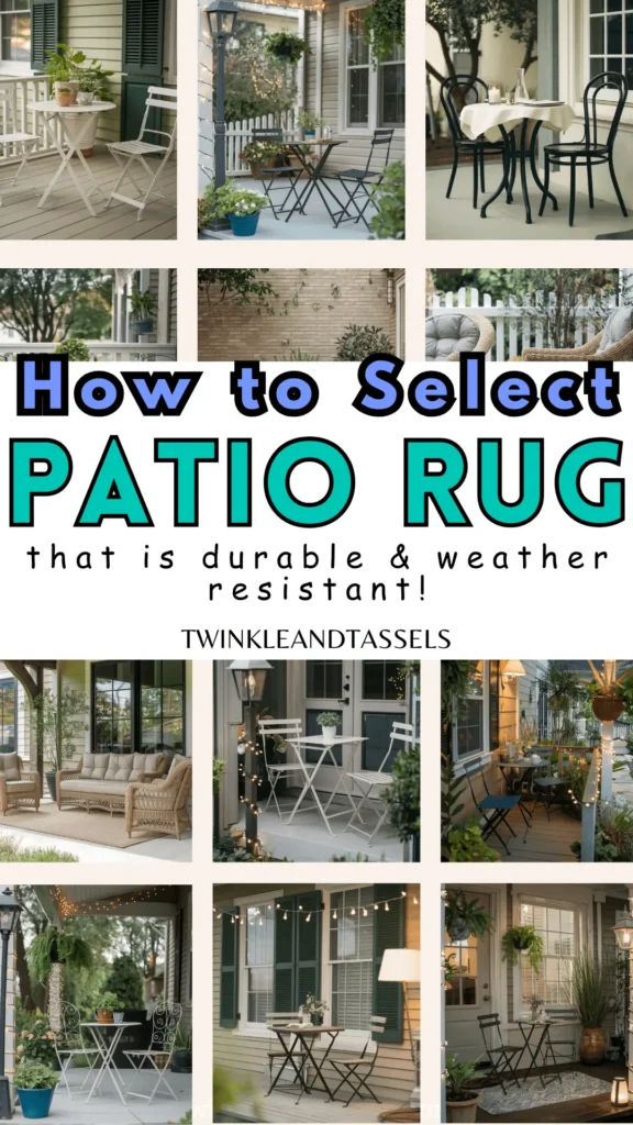 choose a rug for patio