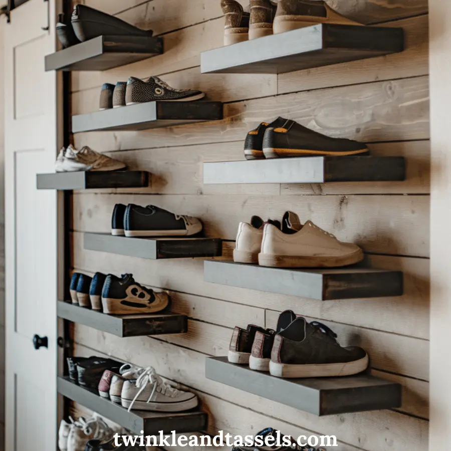 pallet shoe rack