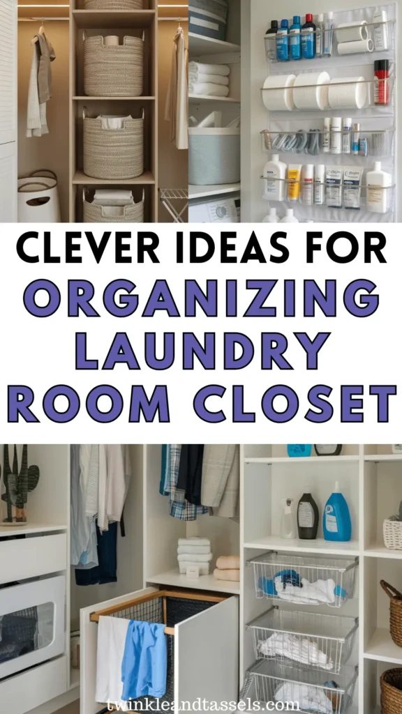 organizing laundry closet ideas
