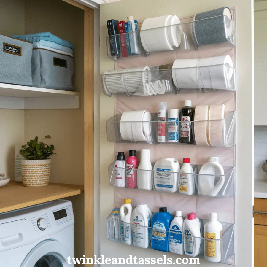 over the door organizer for laundry closet