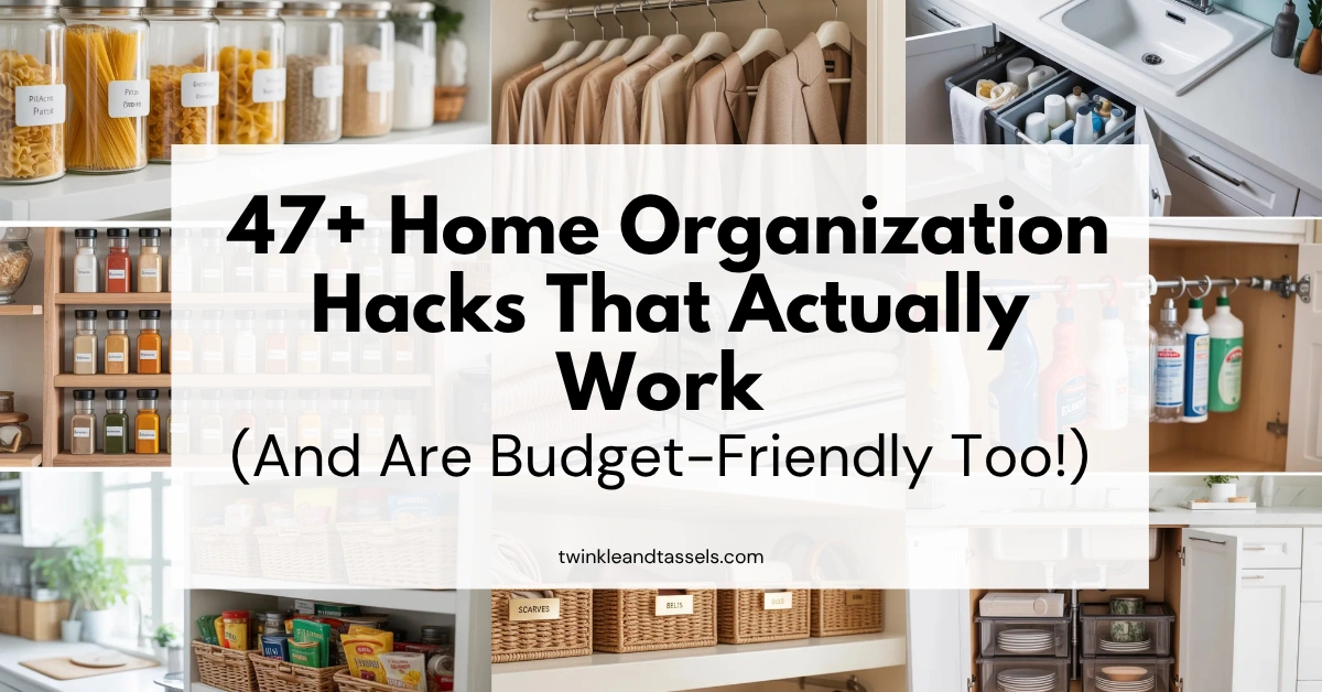 home organization hacks