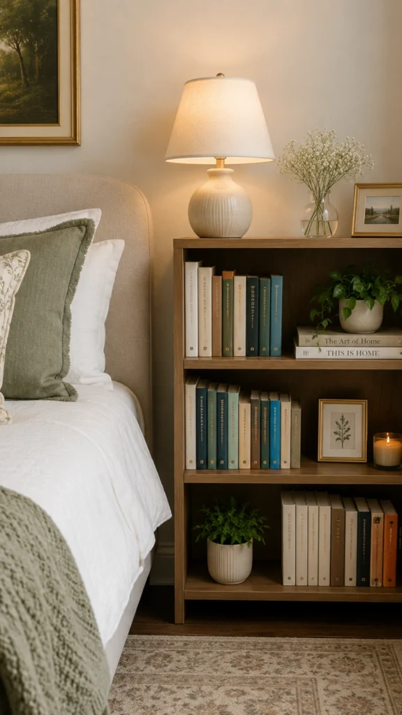 BEDROOM BOOKSHELF IDEAS