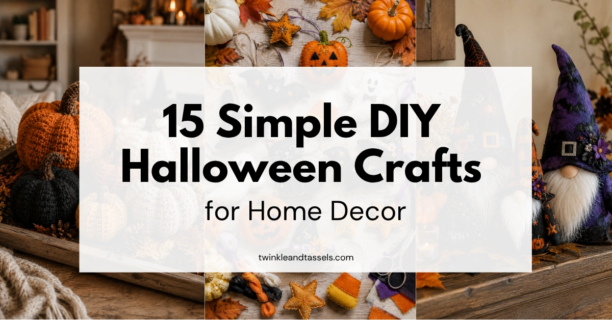 Halloween crafts for home decor