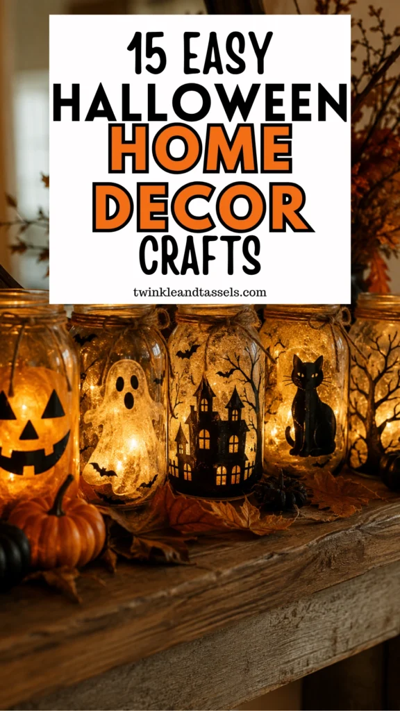 Halloween crafts for home decor