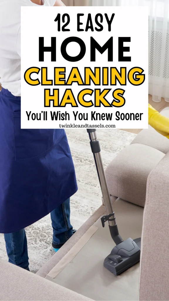 home cleaning hacks and tips