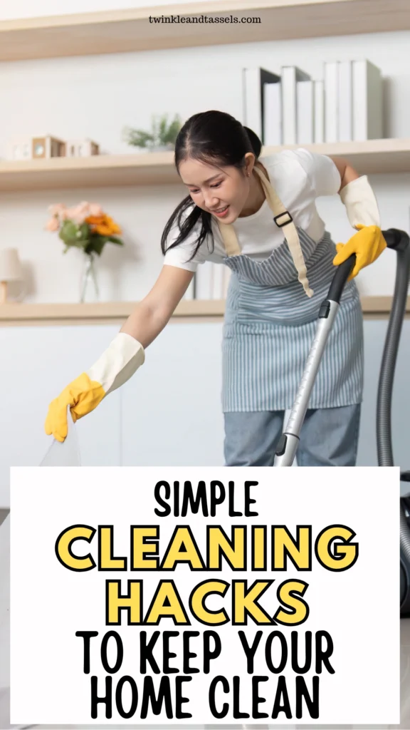 home cleaning hacks and tips