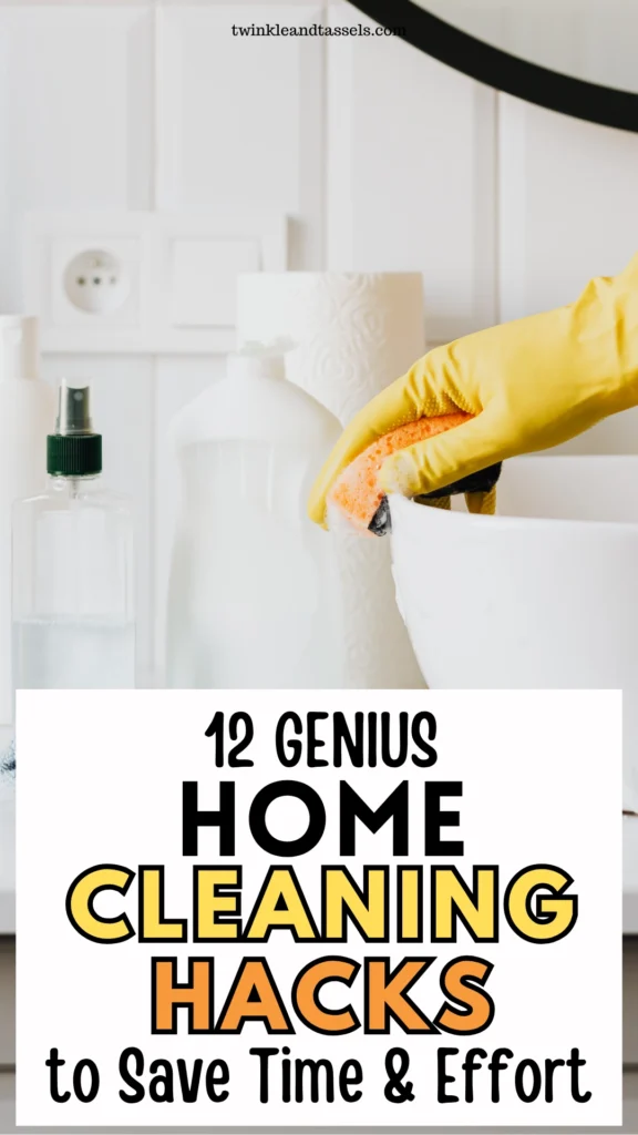 home cleaning hacks and tips