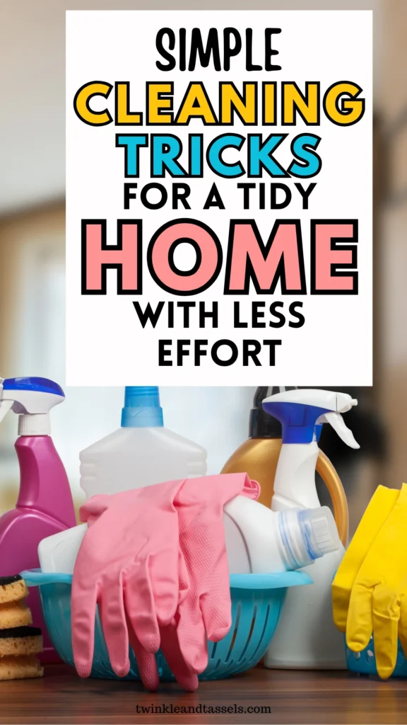 home cleaning hacks and tips