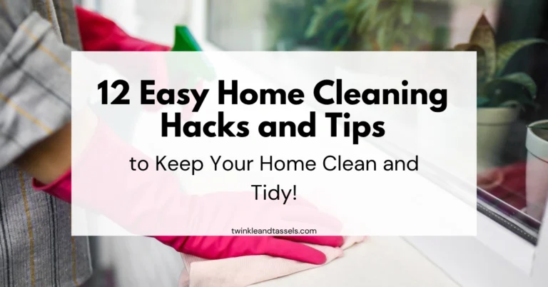 home cleaning hacks and tips