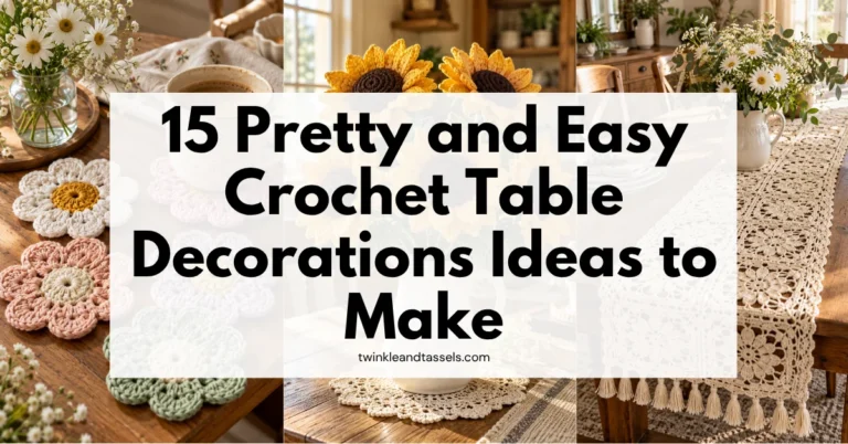 CROCHET TABLE DECORATION