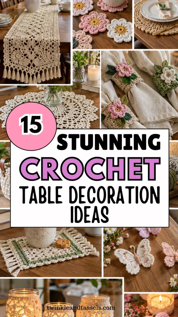 CROCHET TABLE DECORATIONS