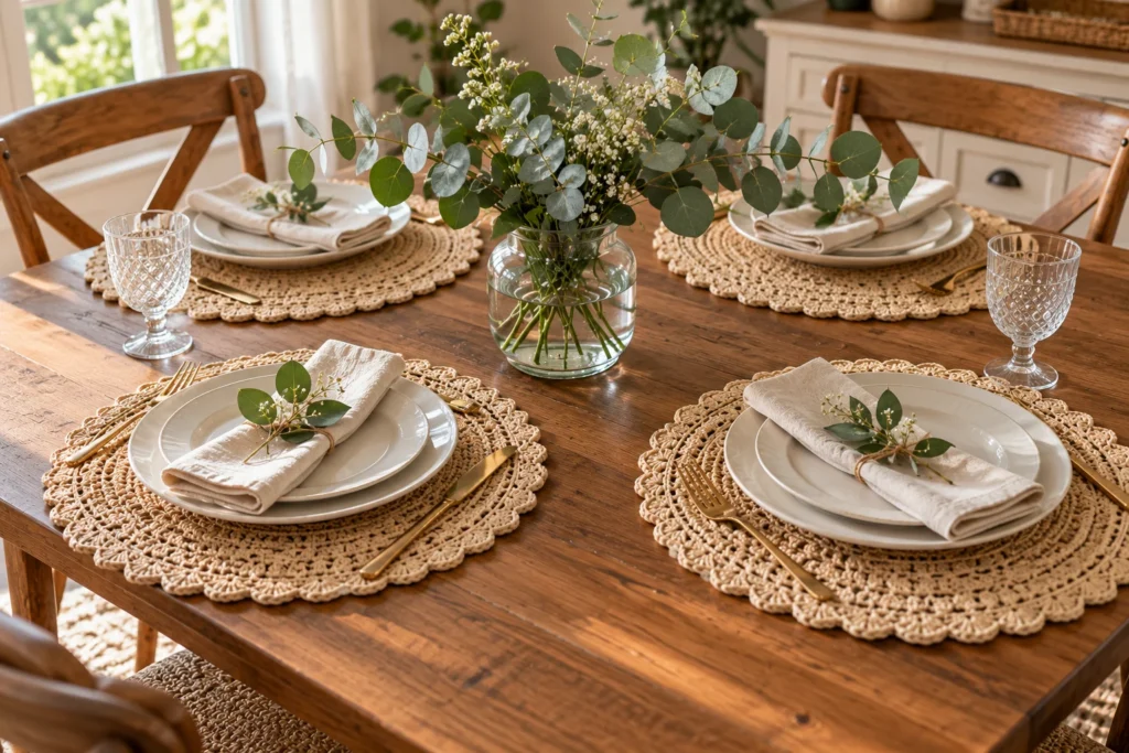 CROCHET TABLE DECORATIONS